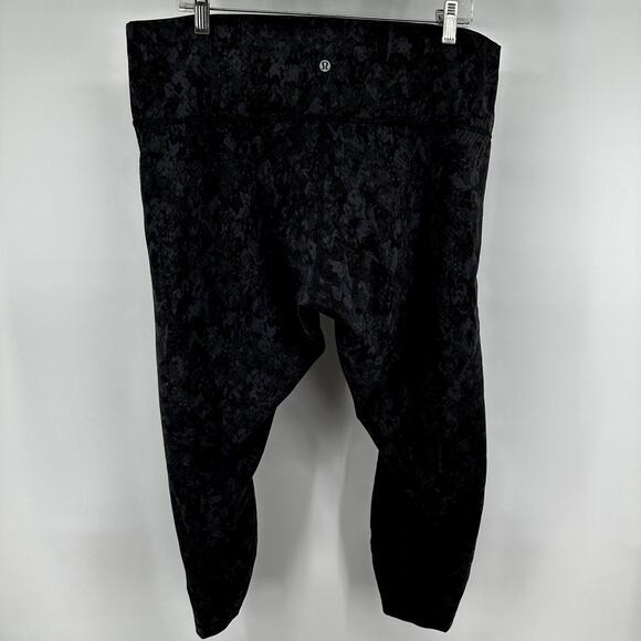 Lululemon Wunder Train High-Rise Tight Leggings Hideaway Camo Deep Coal Multi 20 - Picture 5 of 5